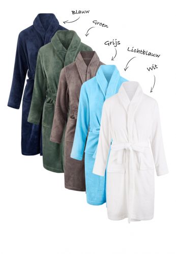 Relax Company badjas kind met borduring - personaliseren badjassen