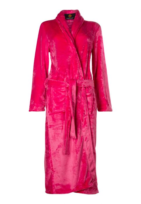 Fleece badjas roze Snelle levering, voor borduring